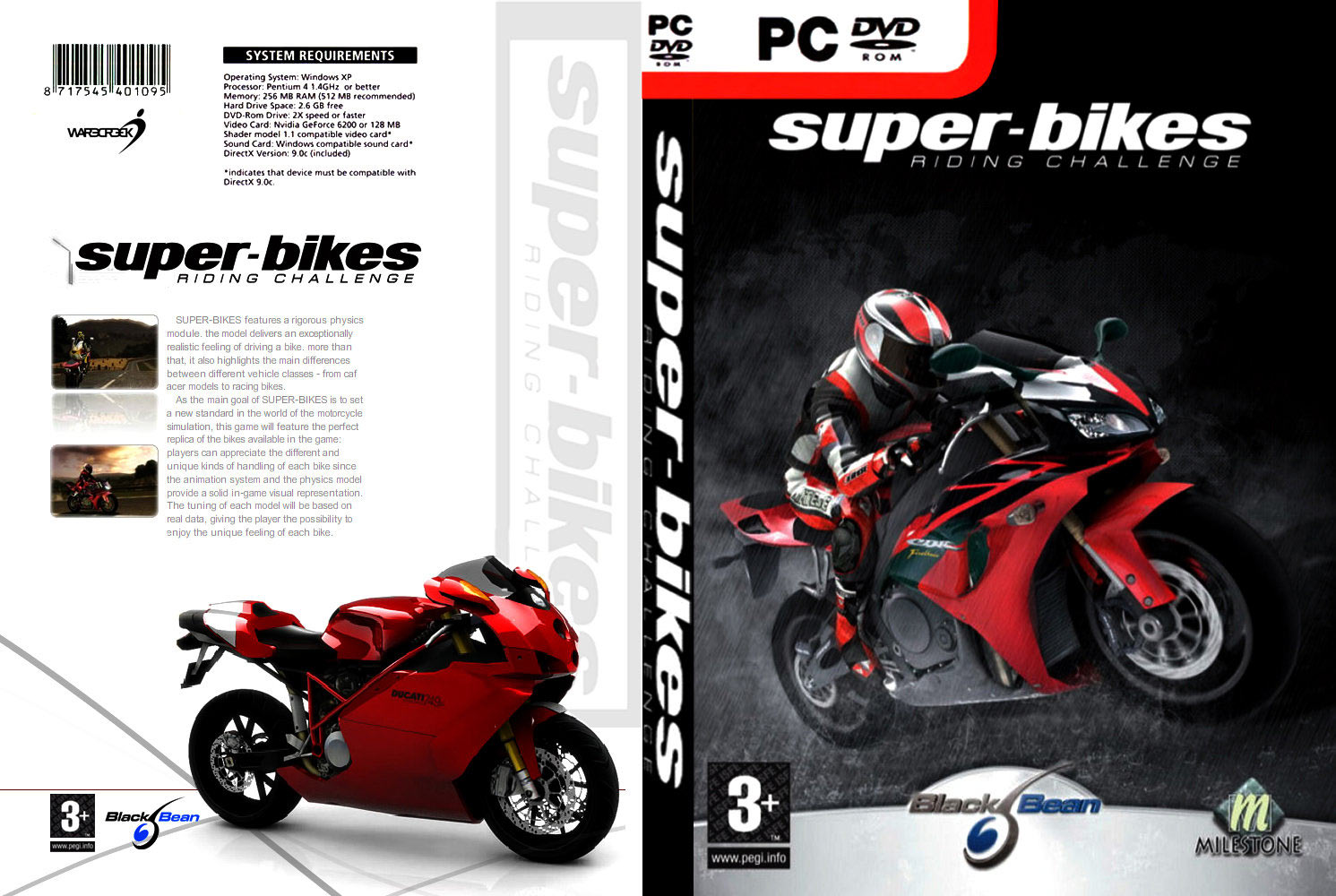 Super-Bikes: Riding Challenge - DVD obal
