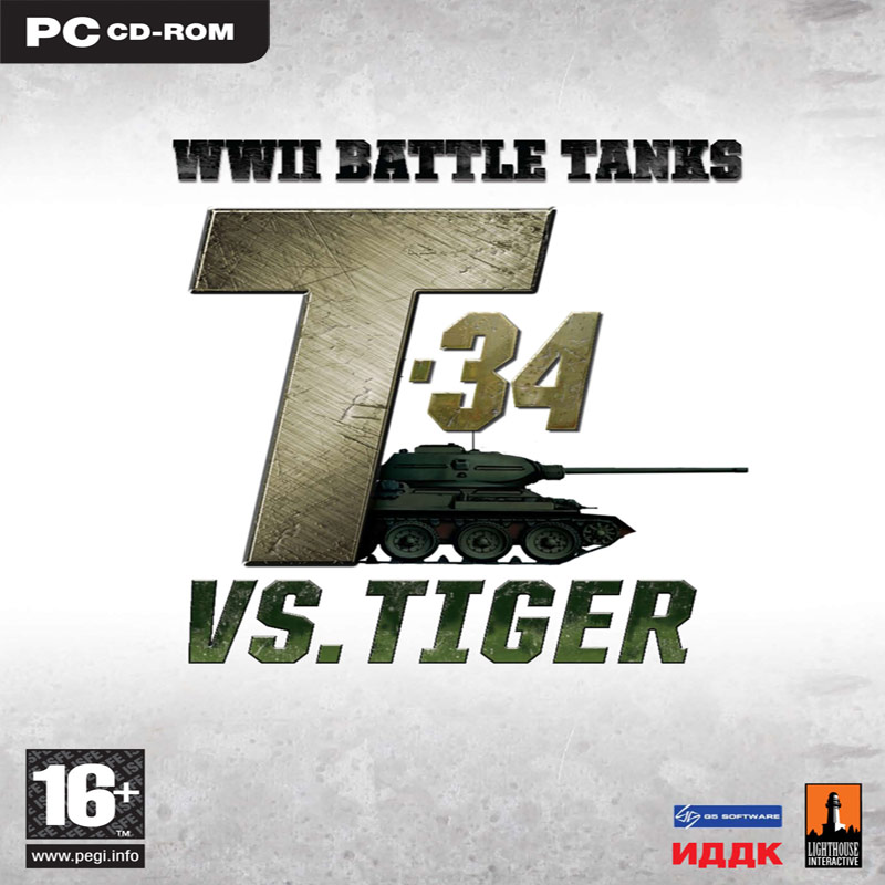 WWII Battle Tanks: T-34 vs. Tiger - predn CD obal