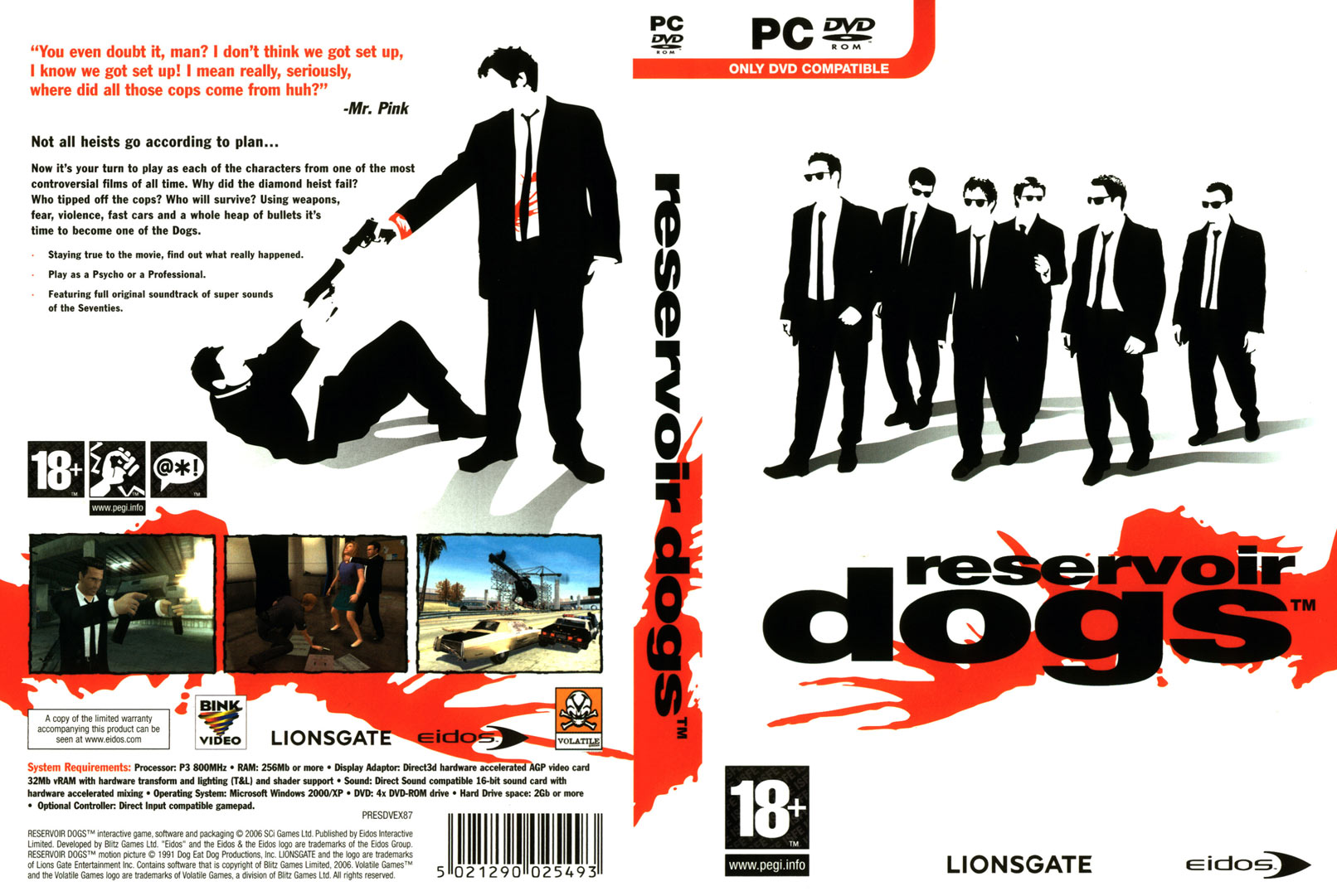 Reservoir Dogs - DVD obal