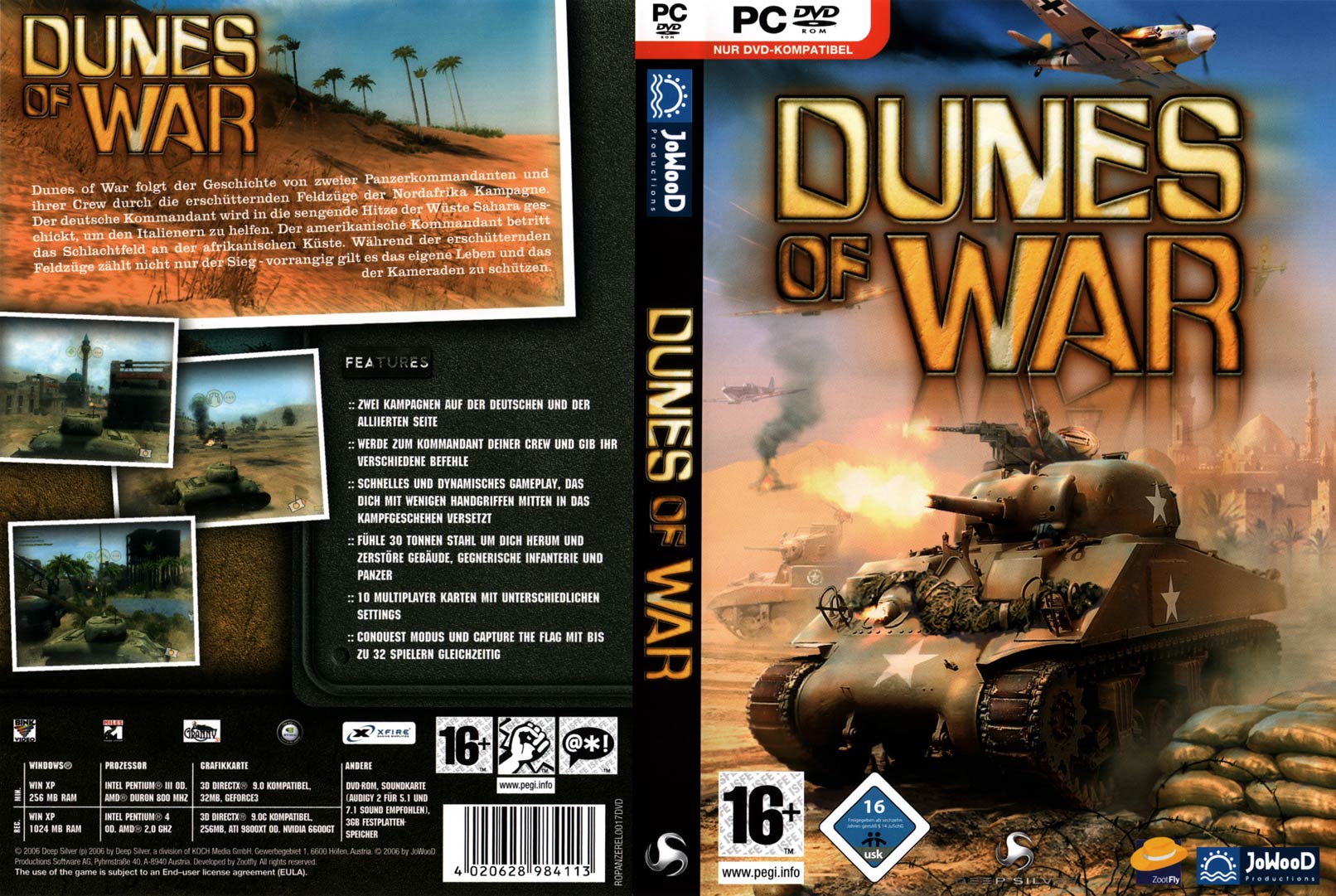 Panzer Elite Action: Dunes of War - DVD obal