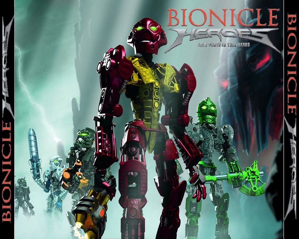 Bionicle Heroes - zadn CD obal