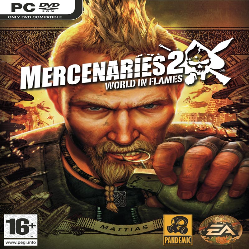 Mercenaries 2: World in Flames - predn CD obal 2