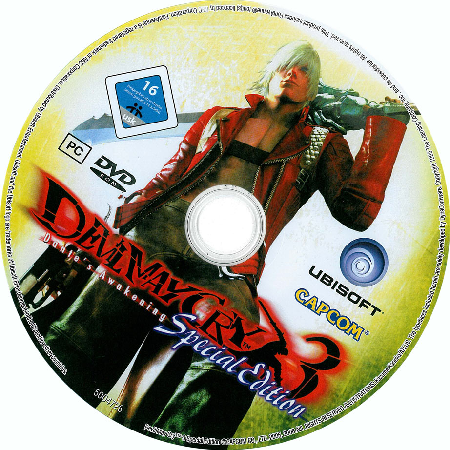 Devil May Cry 3: Dante's Awakening Special Edition - CD obal
