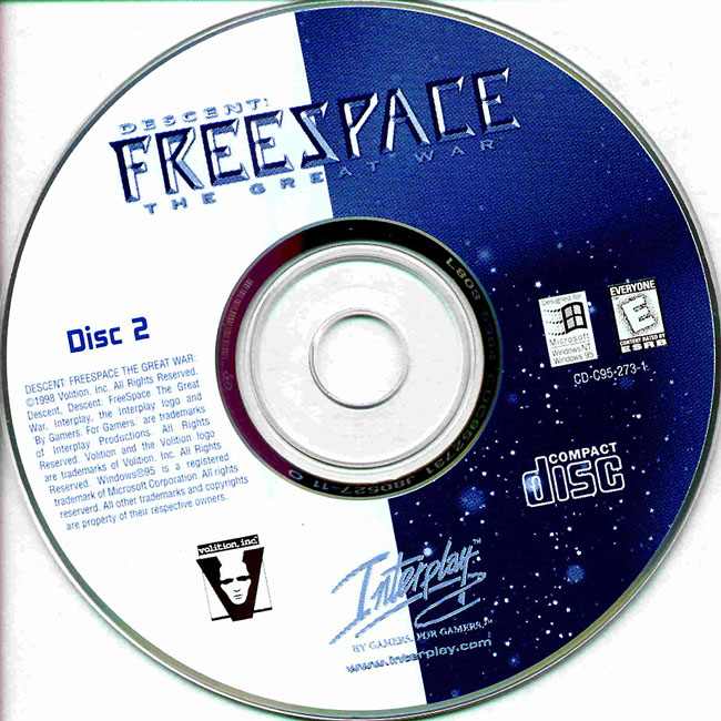 Descent: Freespace - The Great War - CD obal 2