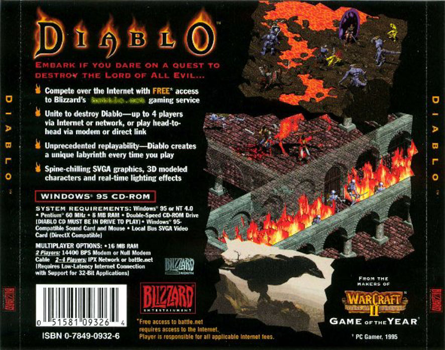 Diablo - zadn CD obal