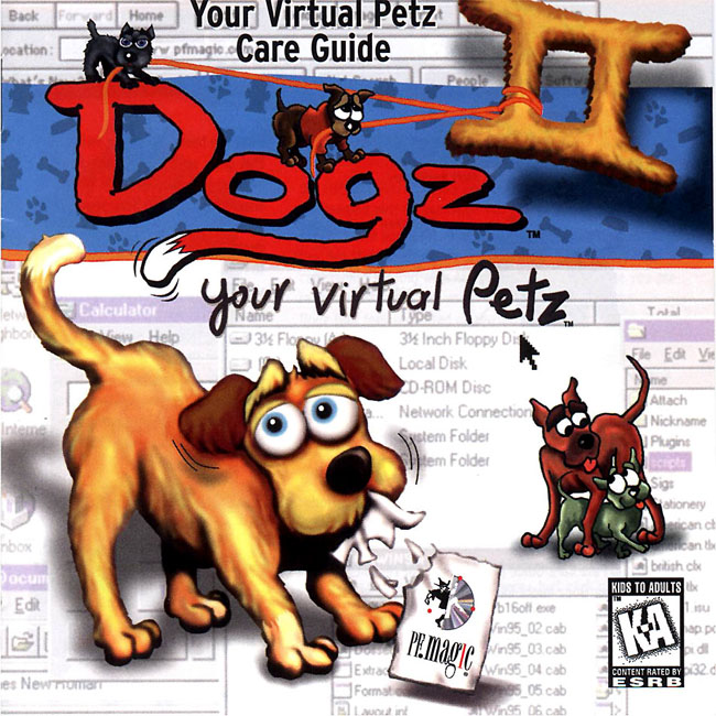 Dogz II: Your Virtual Petz - predn CD obal