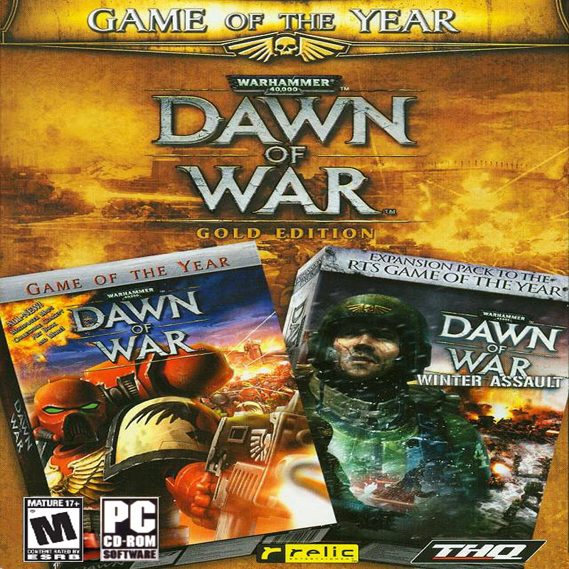 Warhammer 40000: Dawn of War Gold Edition - predn CD obal