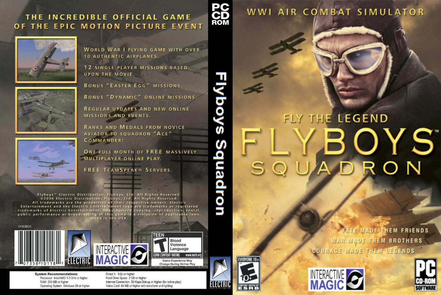 Flyboys Squadron - DVD obal