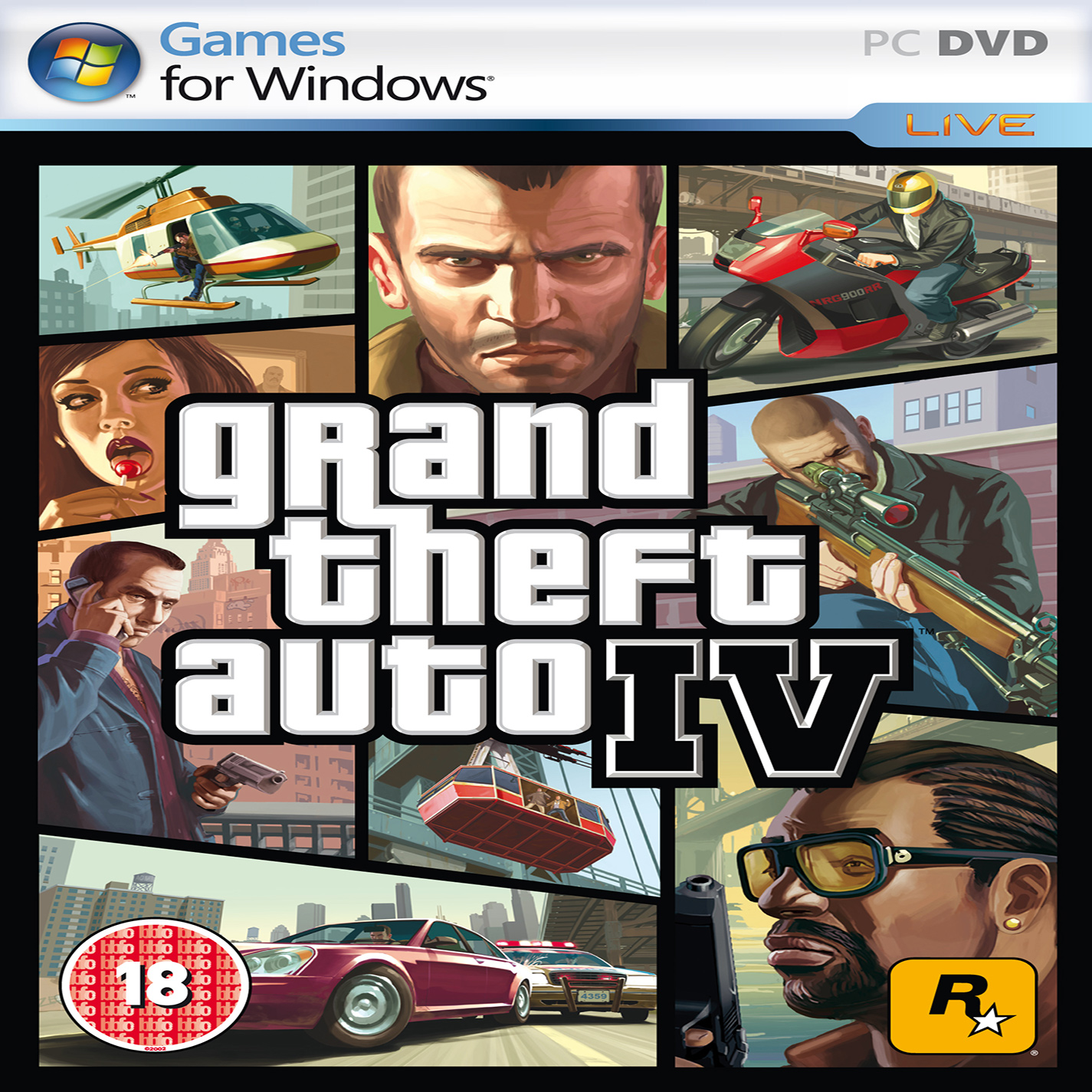 Grand Theft Auto IV - predn CD obal