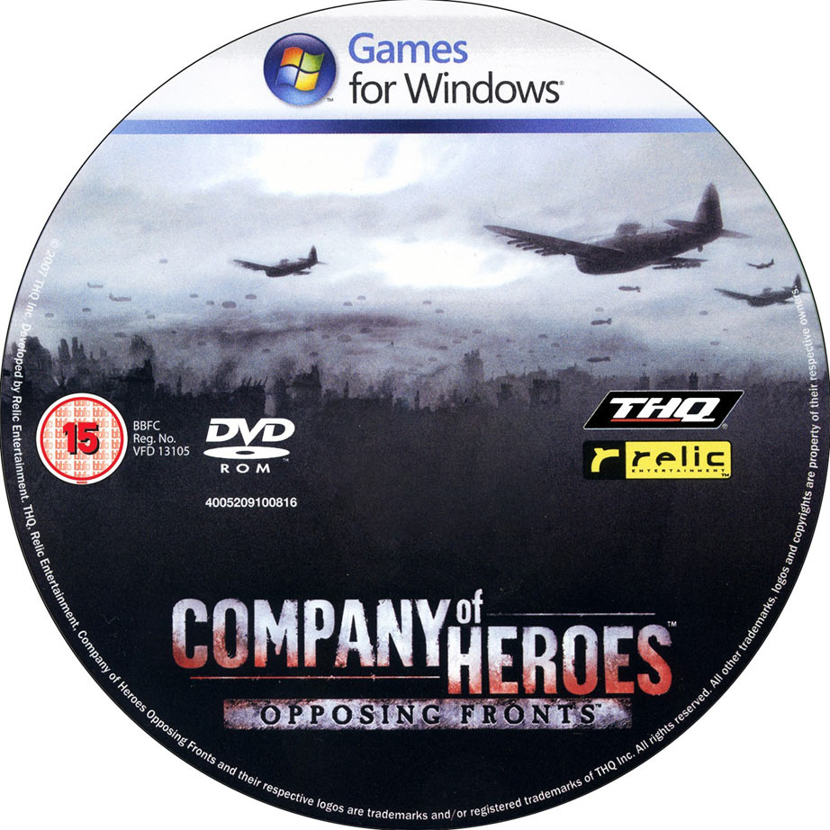 Company of Heroes: Opposing Fronts - CD obal