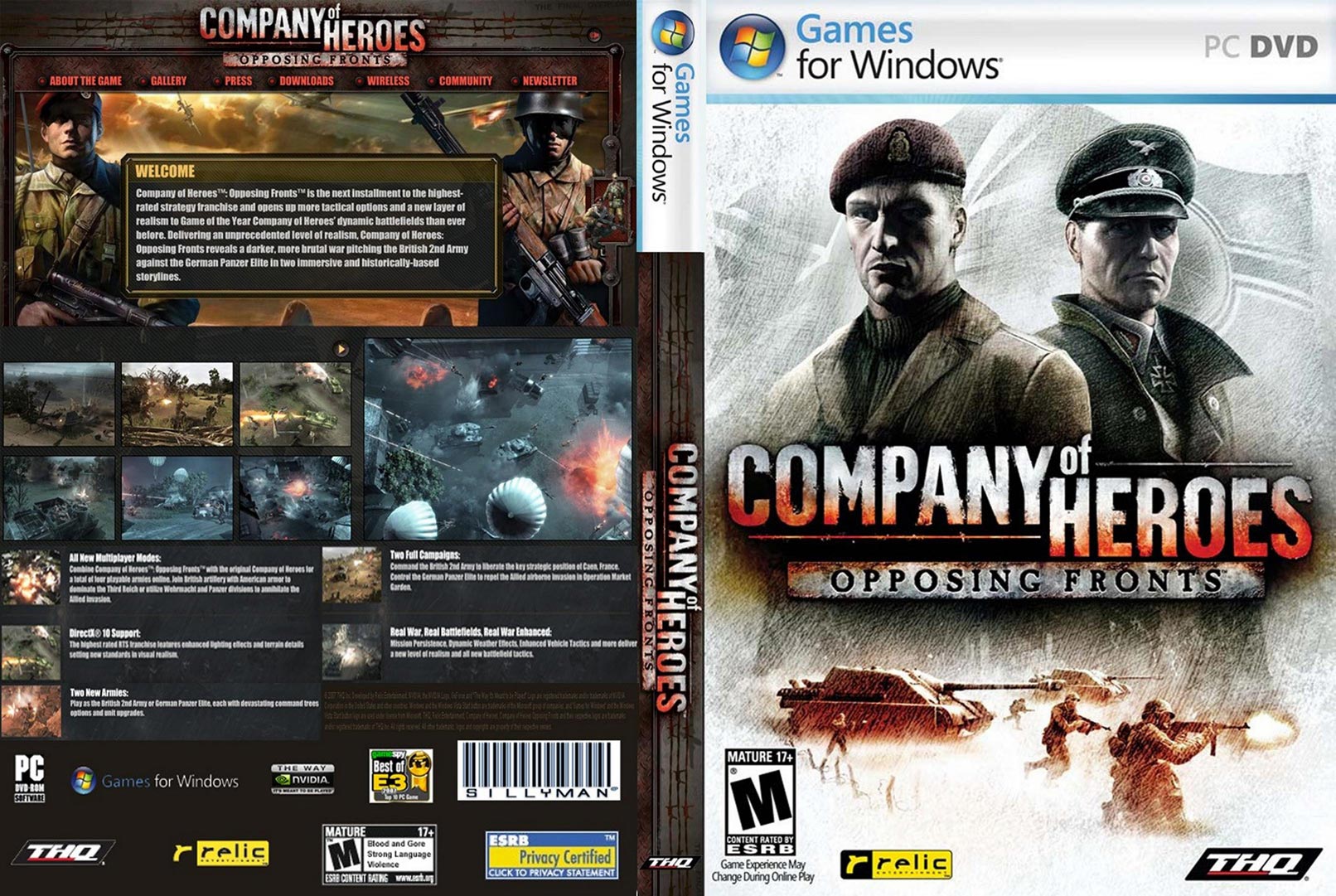 Company of Heroes: Opposing Fronts - DVD obal