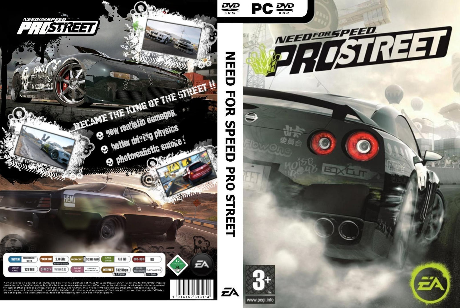 Need for Speed: ProStreet - DVD obal 2