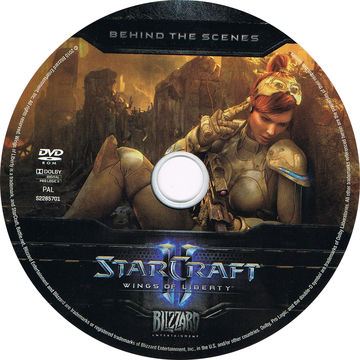 StarCraft II: Wings of Liberty - CD obal 3