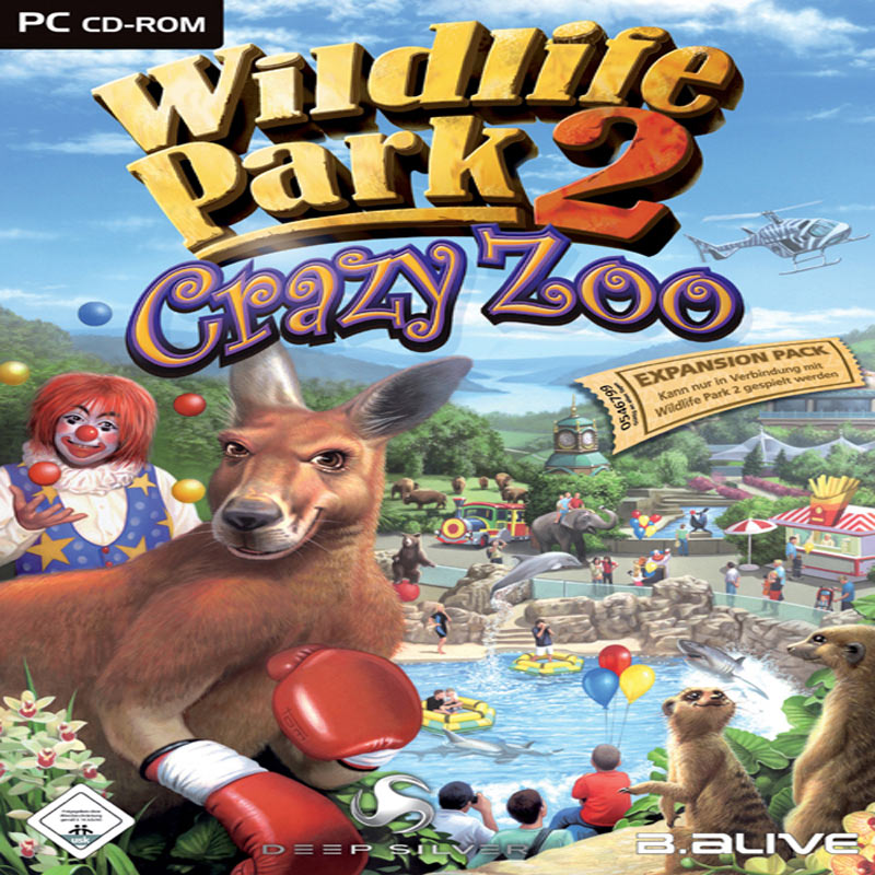 Wildlife Park 2: Crazy ZOO - predn CD obal