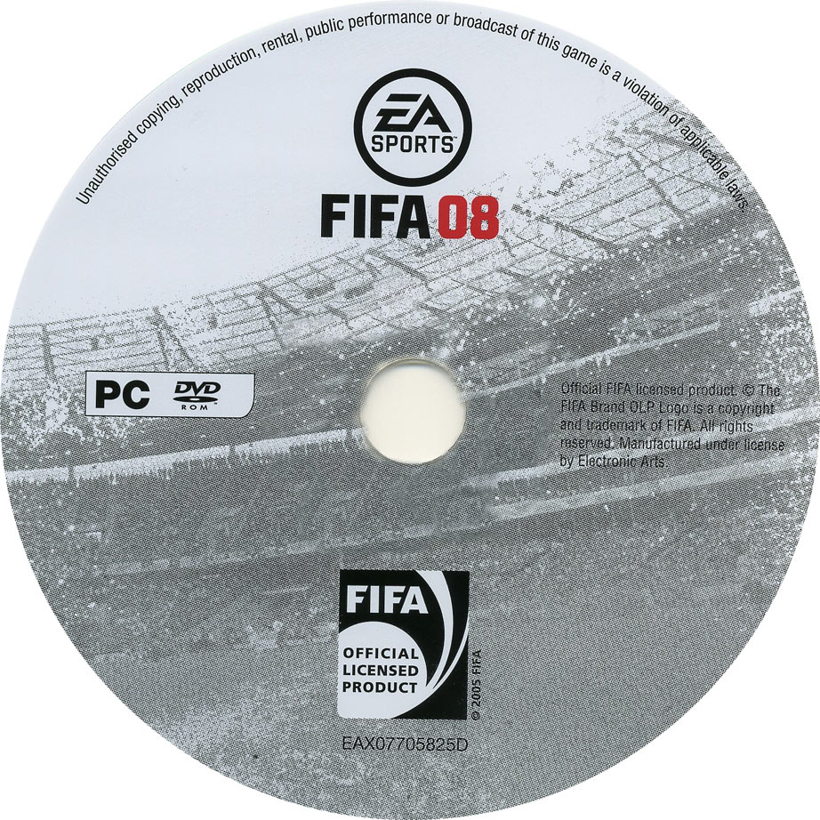 FIFA 08 - CD obal