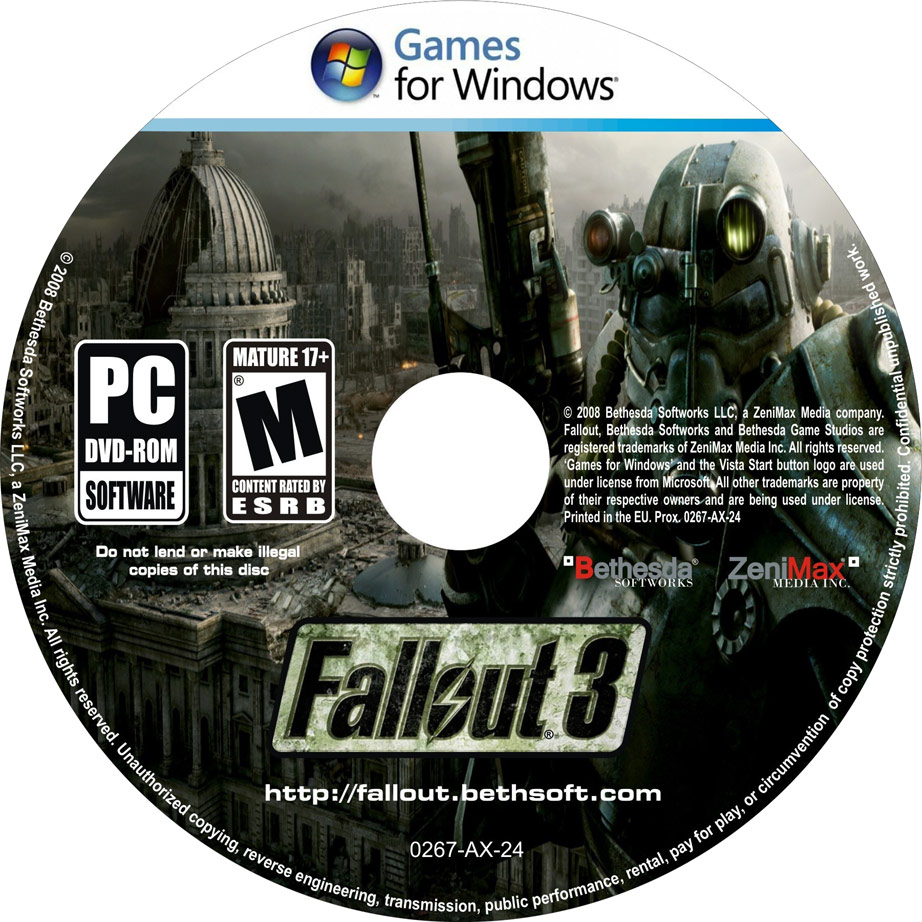 Fallout 3 - CD obal 2