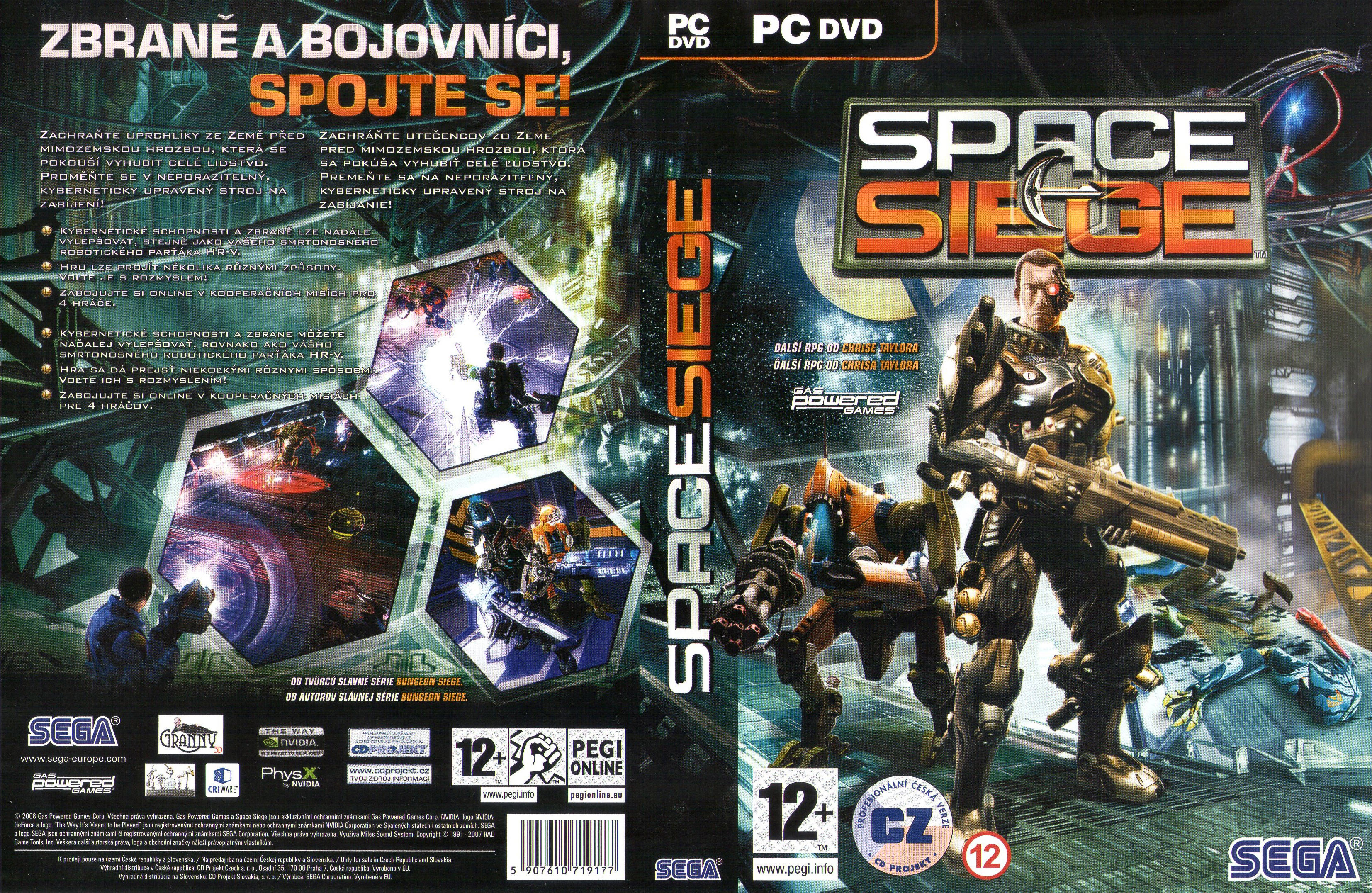 Space Siege - DVD obal