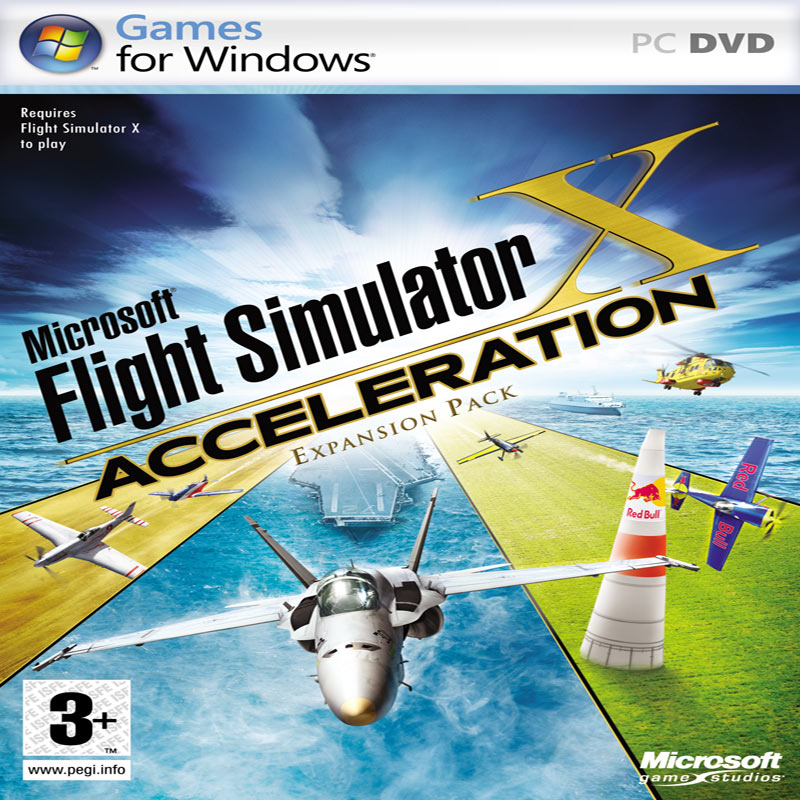 Microsoft Flight Simulator X: Acceleration Expansion Pack - predn CD obal