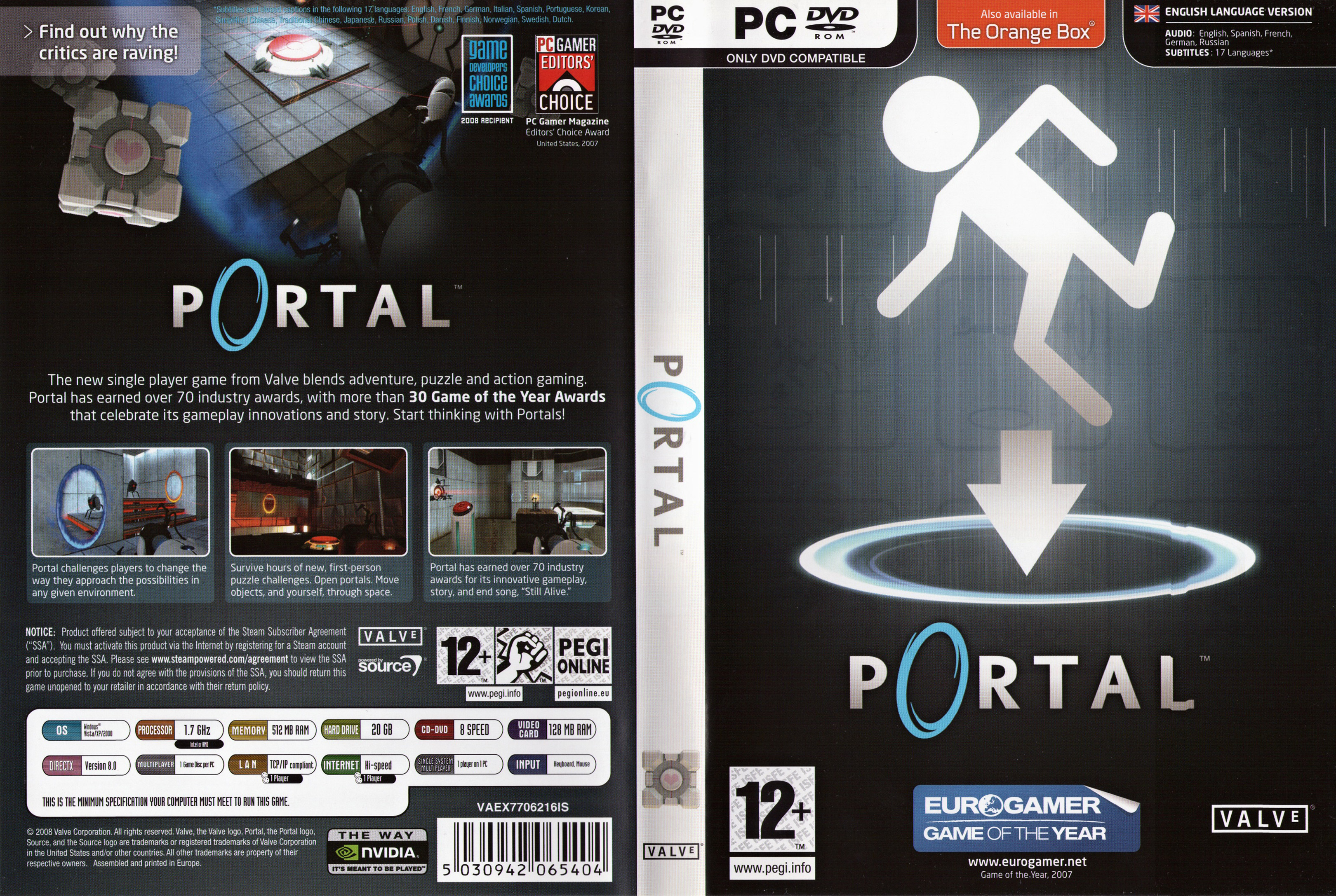 Portal - DVD obal 3