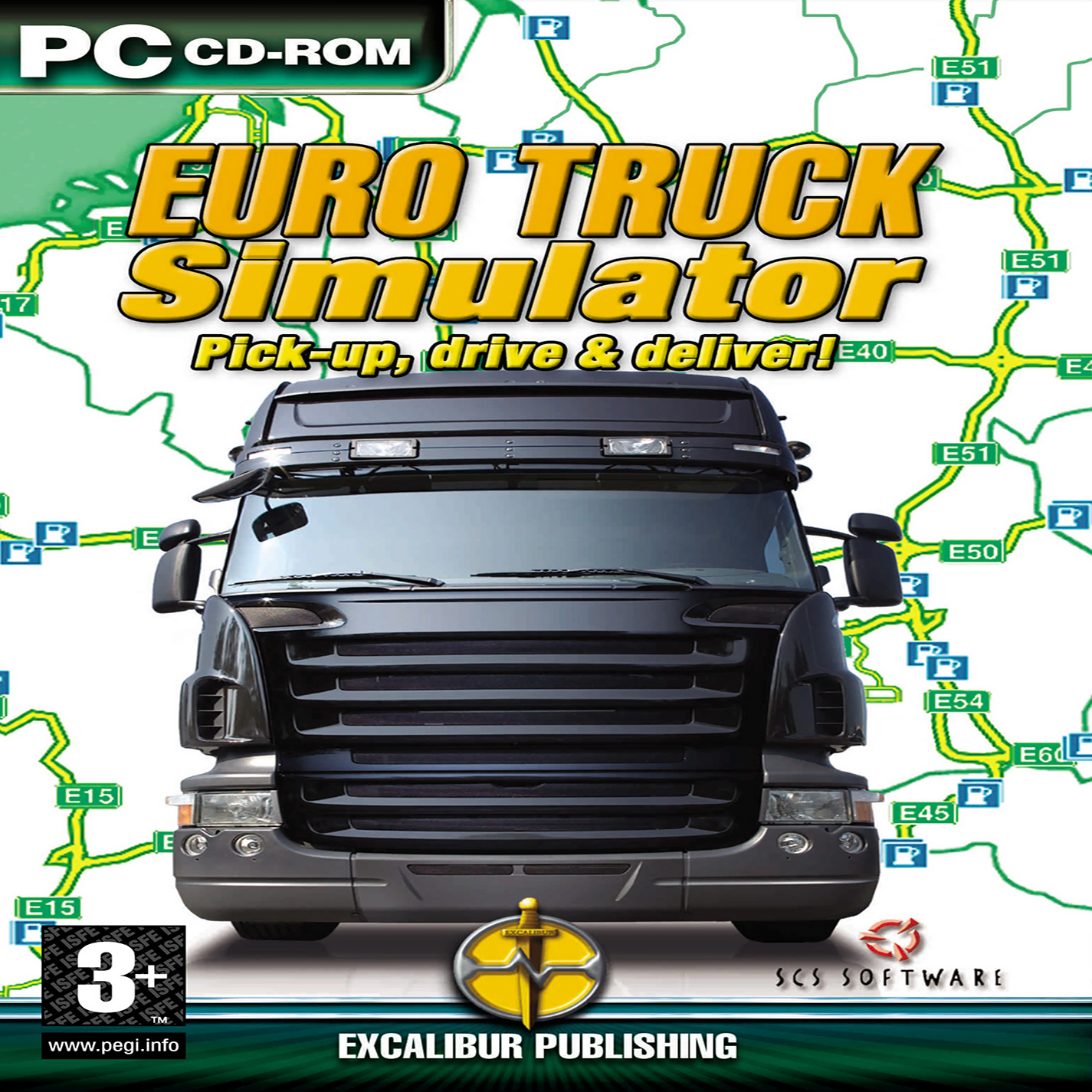 Euro Truck Simulator - predn CD obal