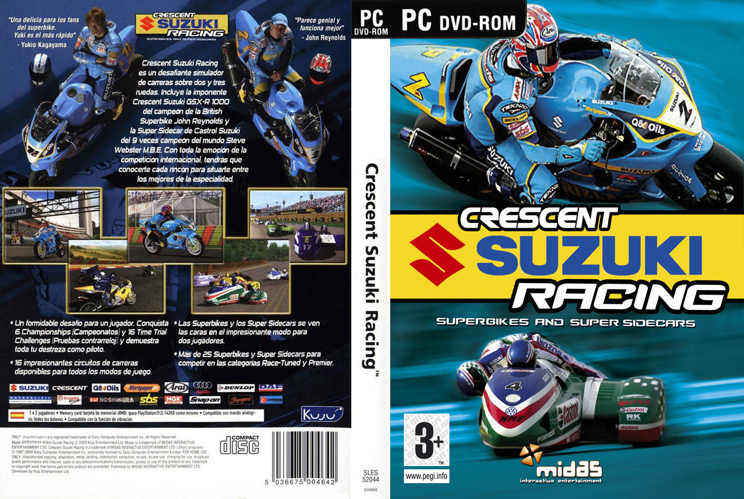 Crescent Suzuki Racing: Superbikes and Supersides - DVD obal
