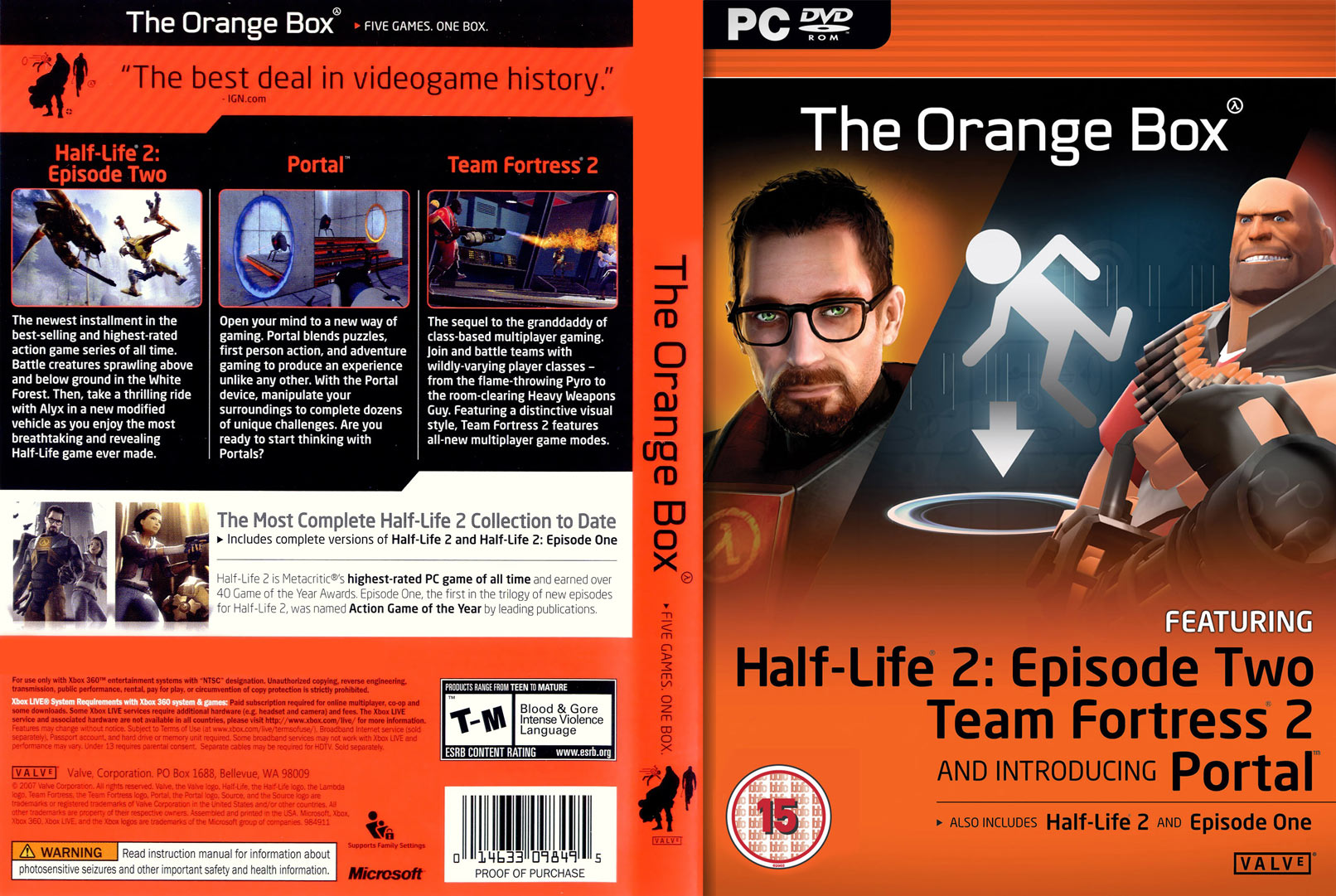 The Orange Box - DVD obal