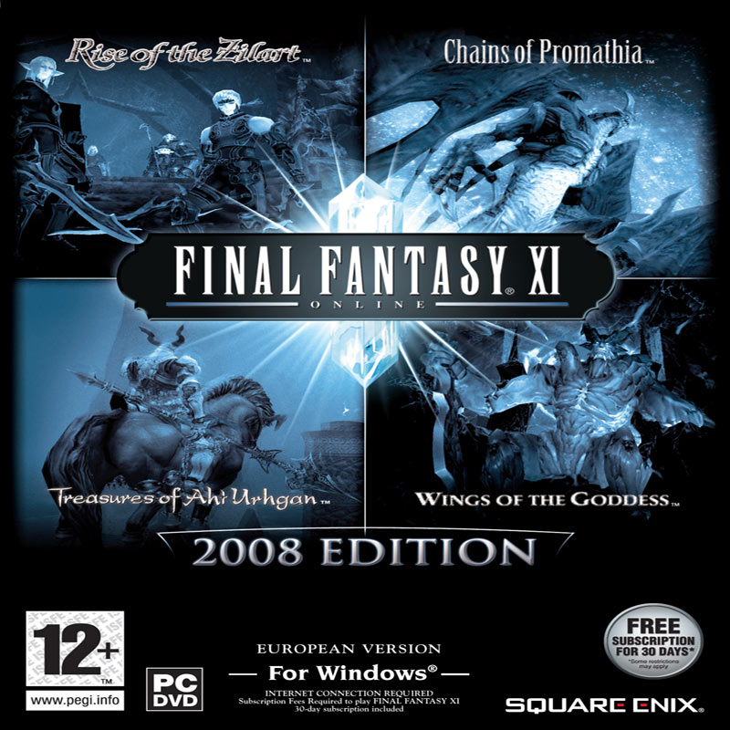 Final Fantasy XI: 2008 Edition - predn CD obal