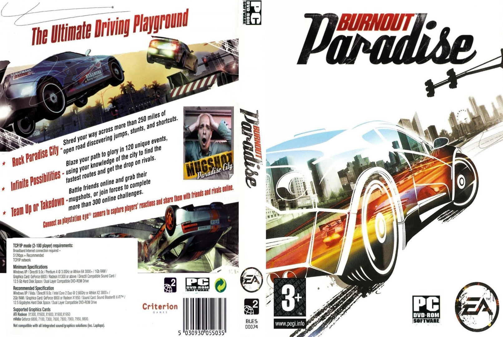 Burnout Paradise - DVD obal
