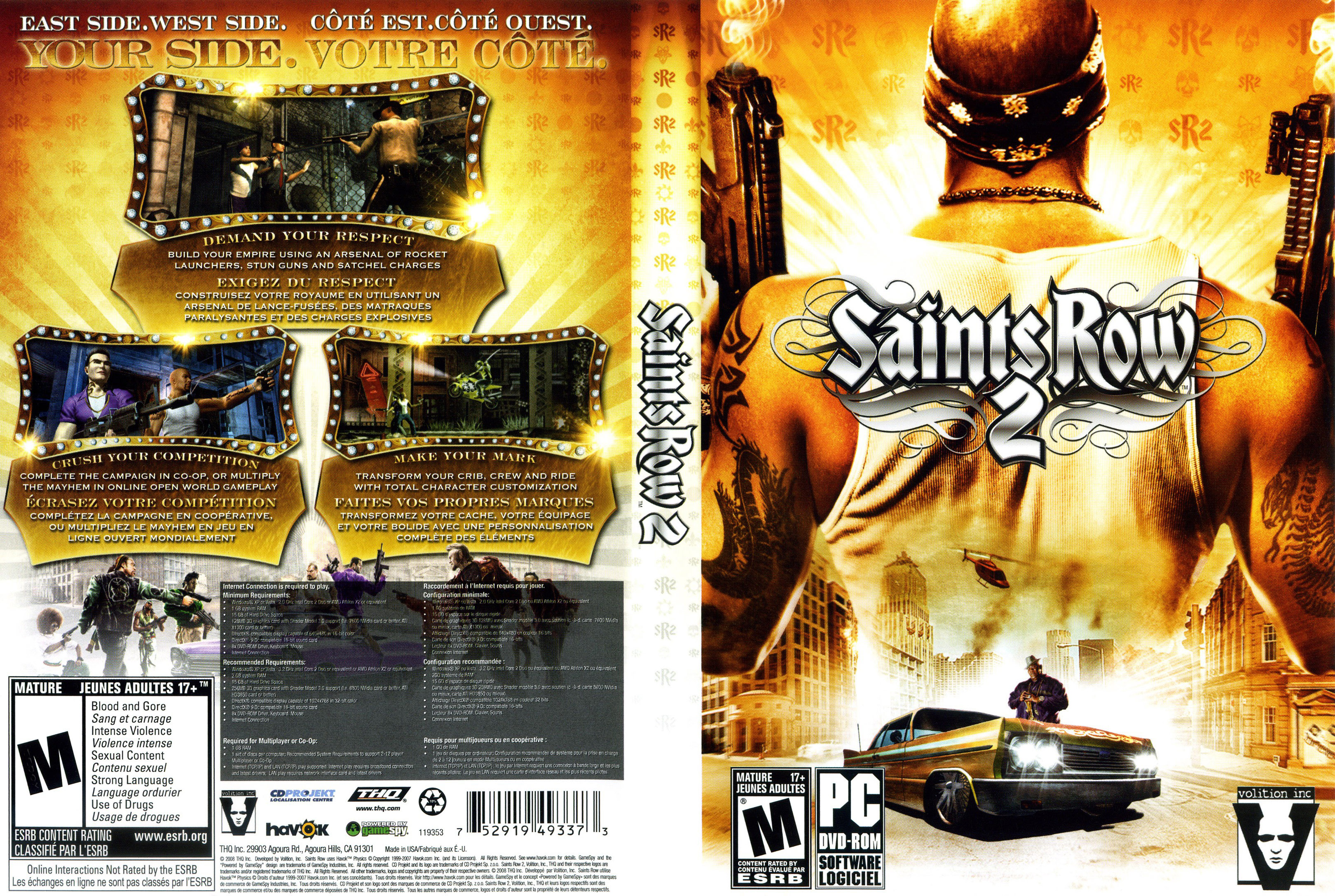 Saints Row 2 - DVD obal