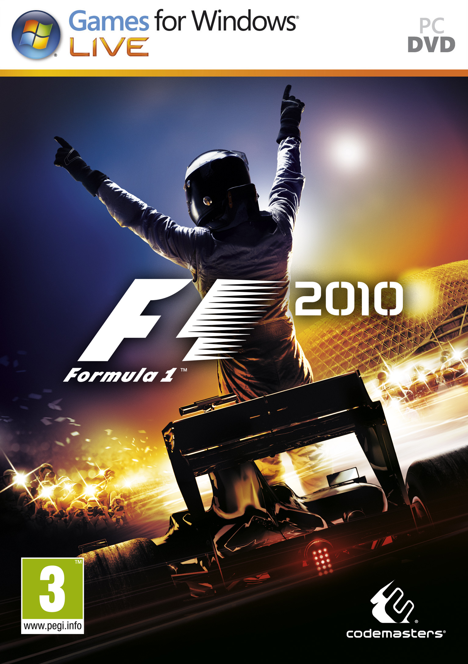 F1 2010 - predn DVD obal