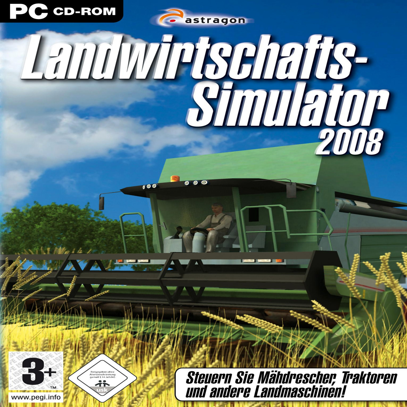 Farmer-Simulator 2008 - predn CD obal