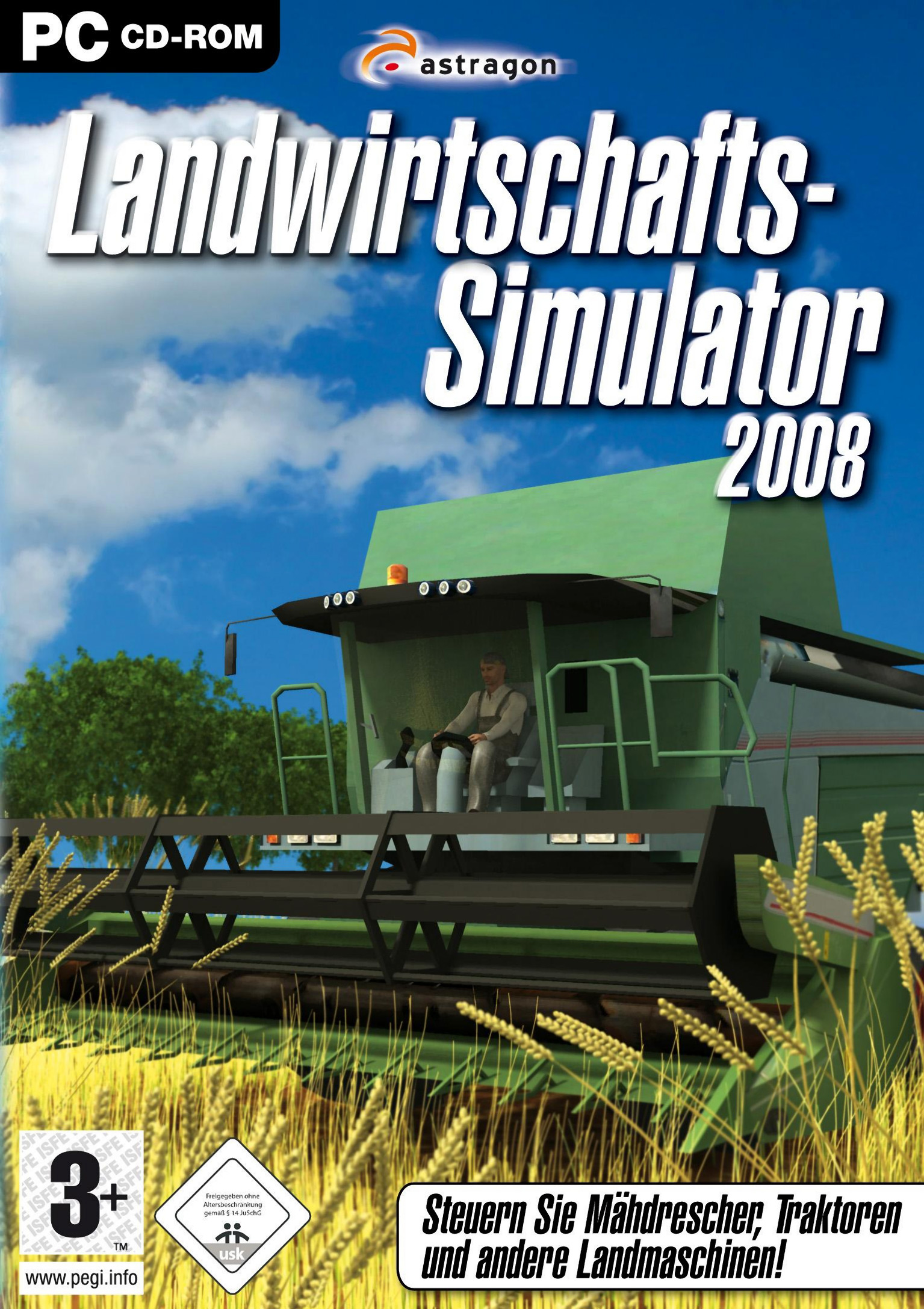Farmer-Simulator 2008 - predn DVD obal
