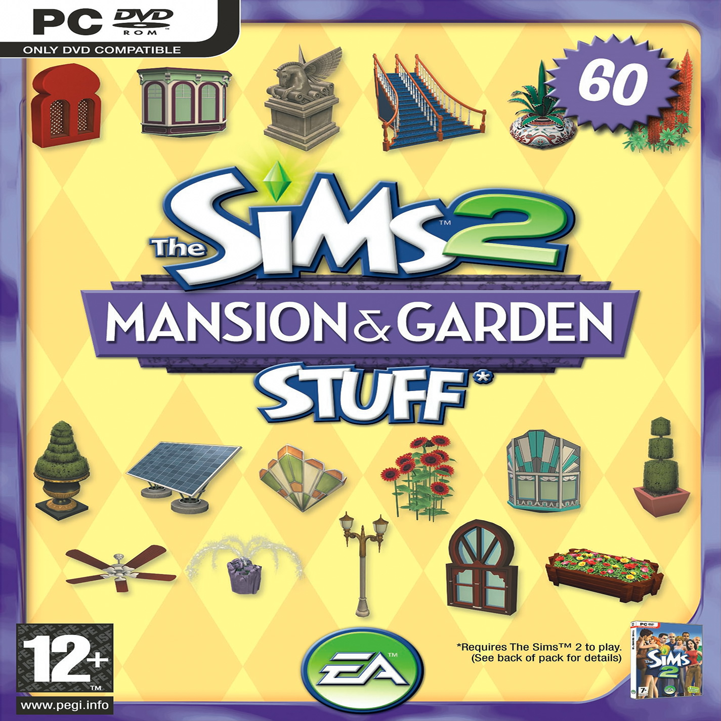 The Sims 2: Mansion & Garden Stuff - predn CD obal