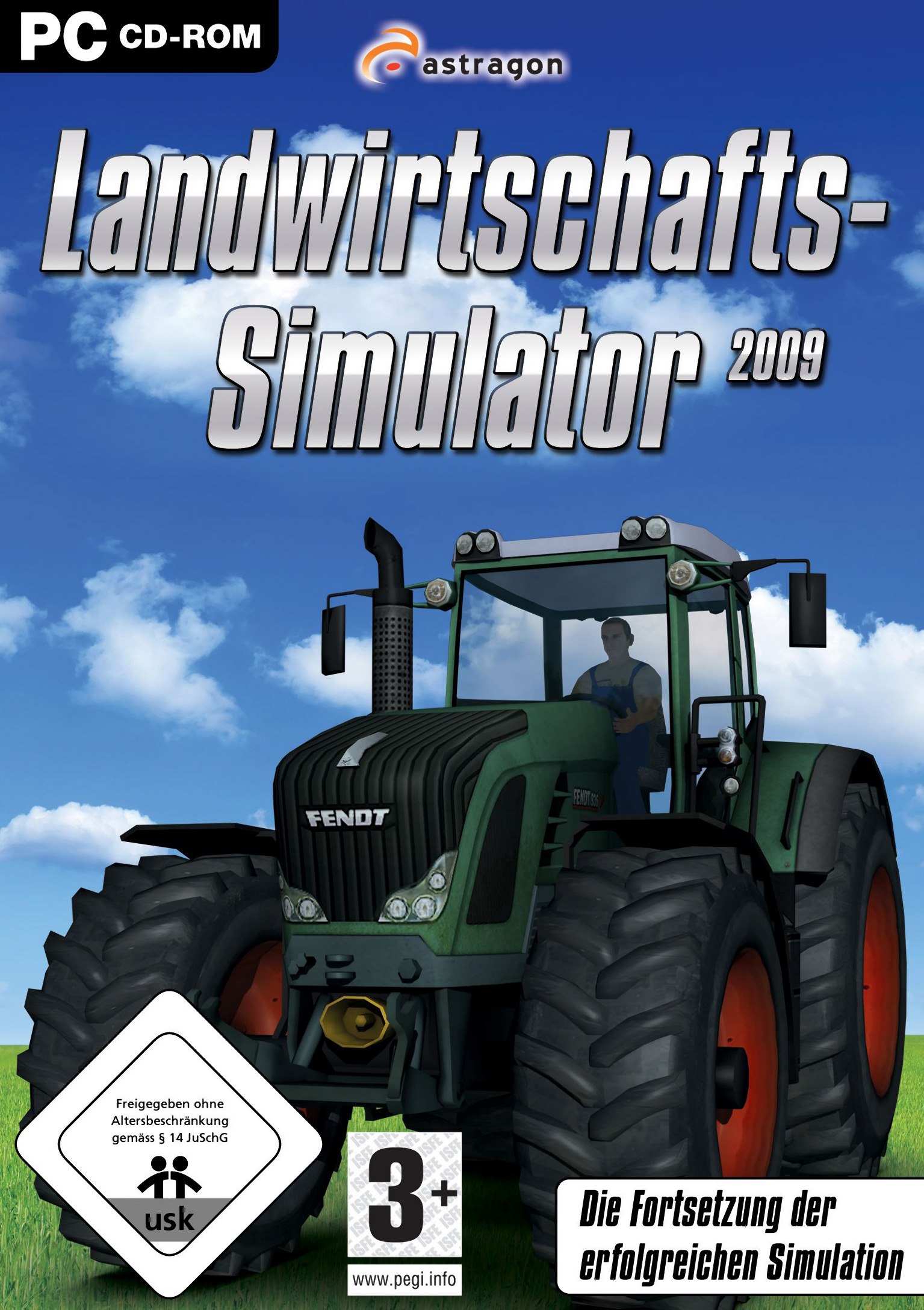 Farming Simulator 2009 - predn DVD obal