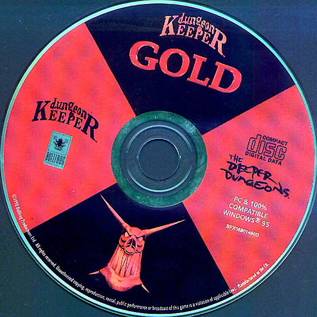 Dungeon Keeper: Gold - CD obal