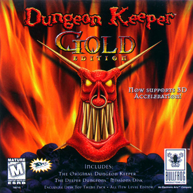Dungeon Keeper: Gold - predn CD obal