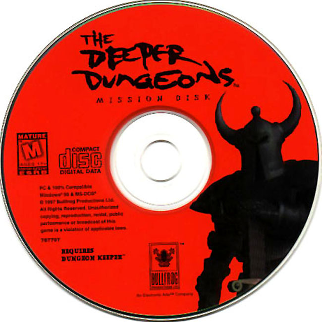 Dungeon Keeper: The Deeper Dungeons - CD obal