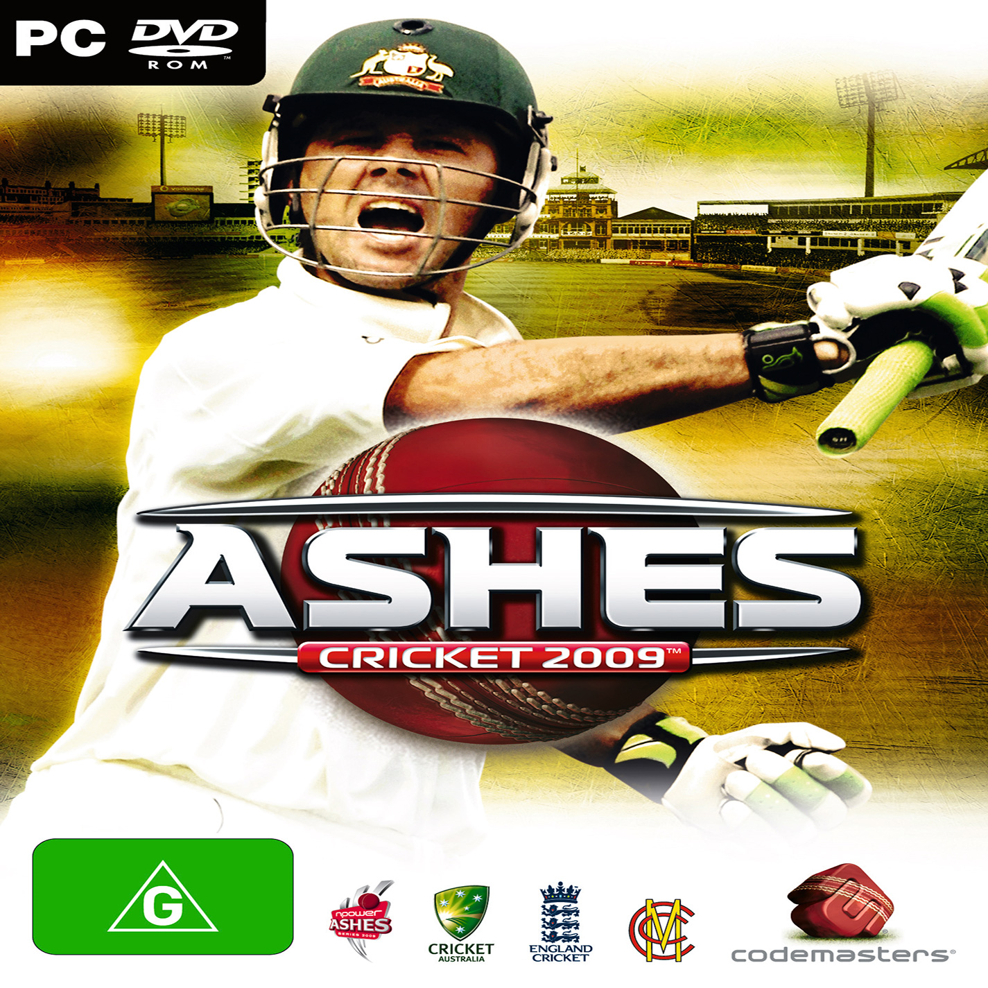 Ashes Cricket 2009 - predn CD obal