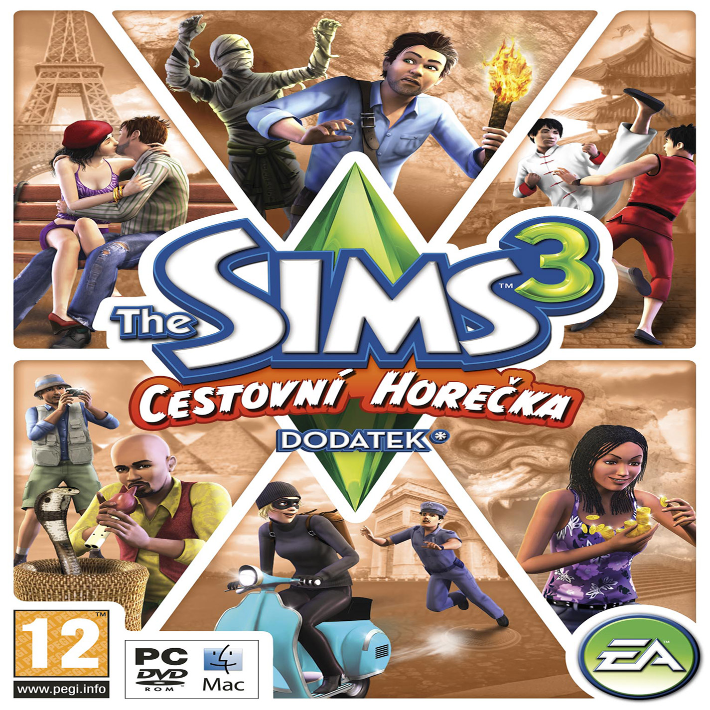 The Sims 3: World Adventures - predn CD obal 2
