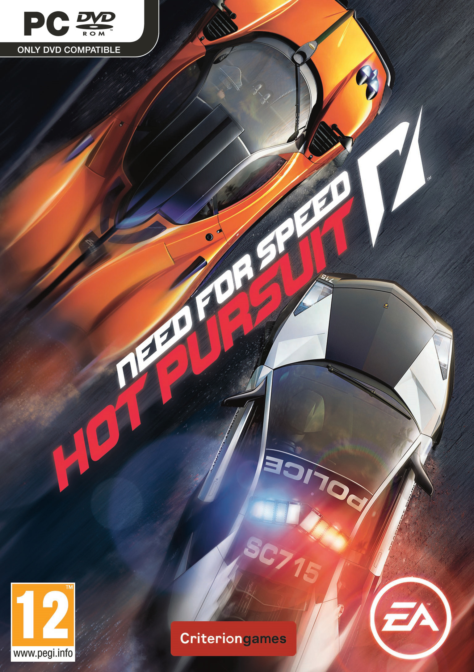Need for Speed: Hot Pursuit - predn DVD obal