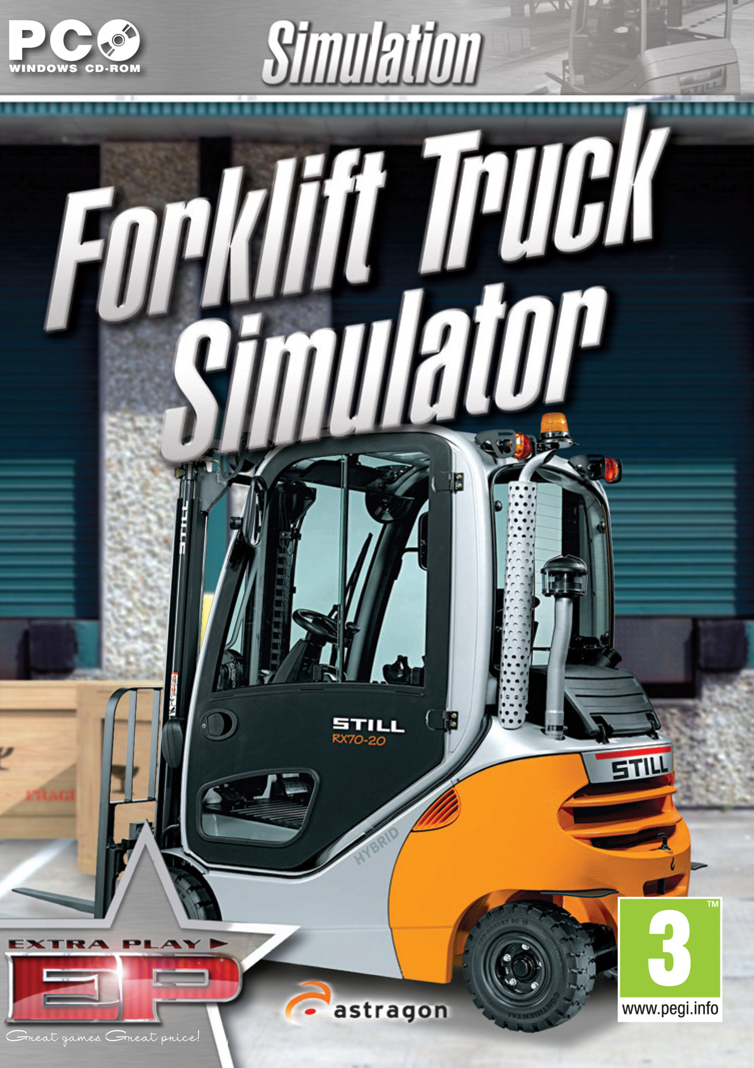 Forklift Truck Simulator 2009 - predn DVD obal