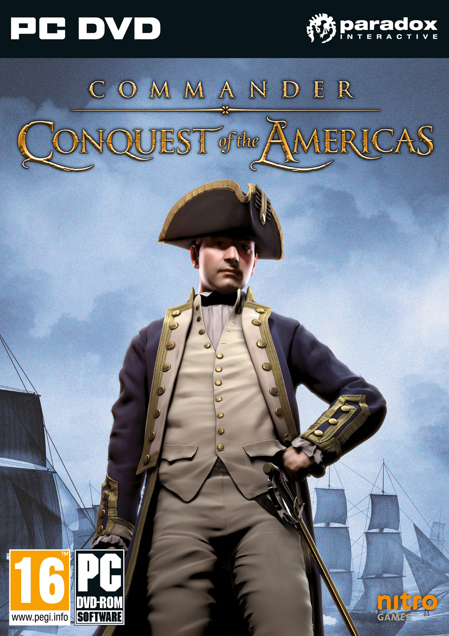 Commander: Conquest of the Americas - predn DVD obal