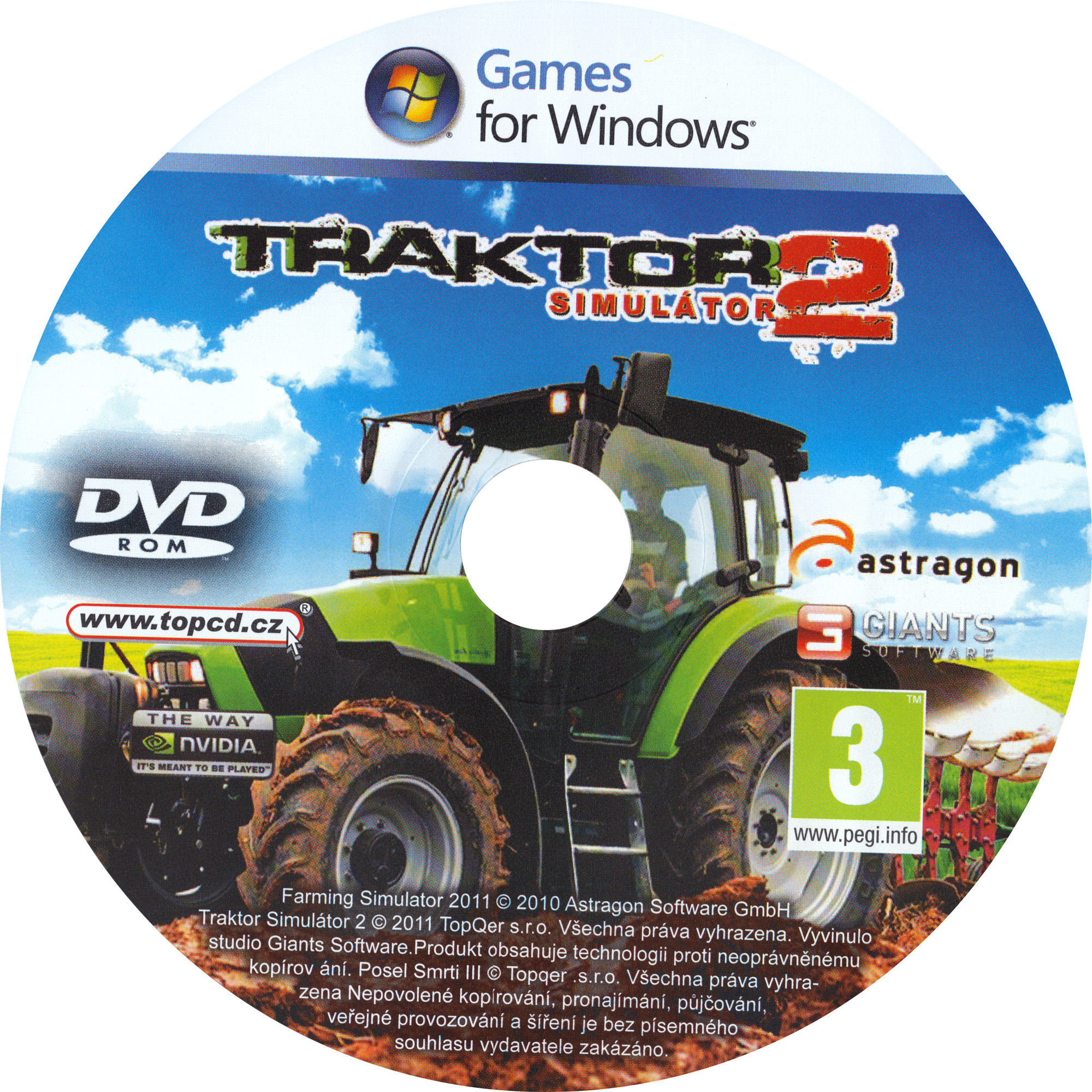 Farming Simulator 2011 - CD obal 2