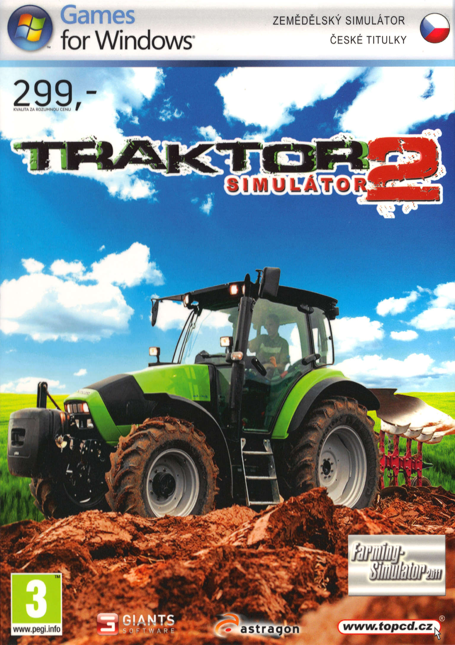 Farming Simulator 2011 - predn DVD obal 3