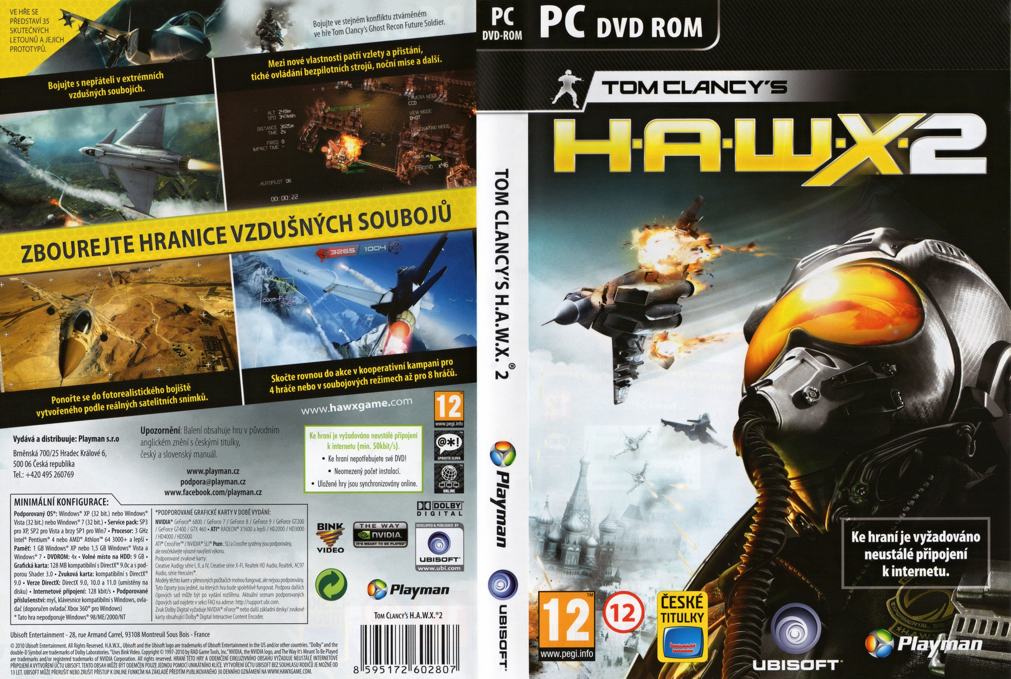 Tom Clancys H.A.W.X. 2 - DVD obal 2