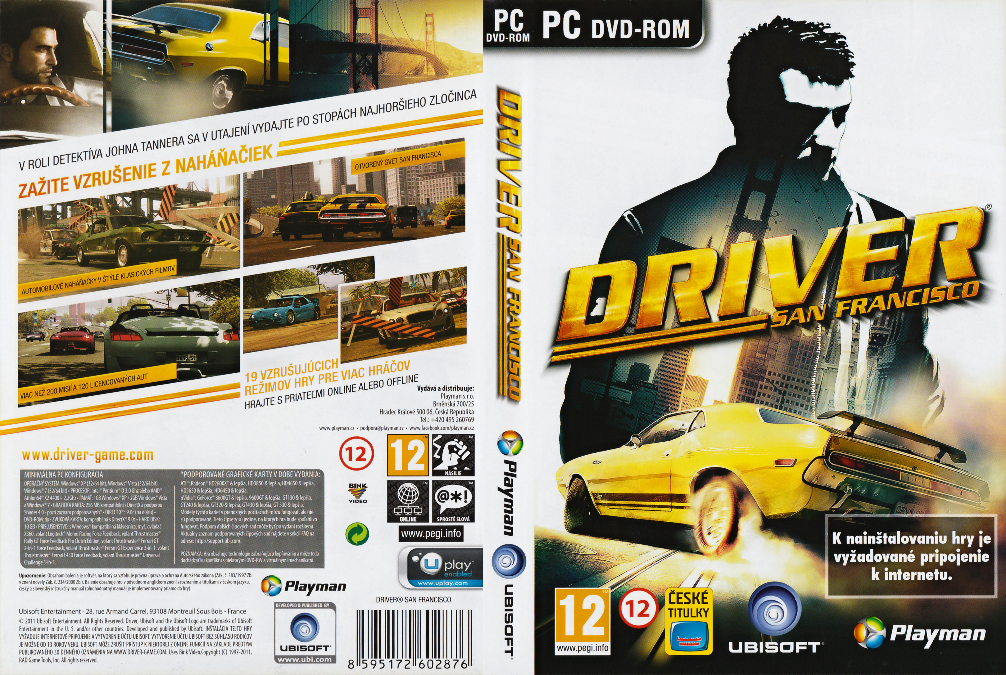 Driver: San Francisco - DVD obal