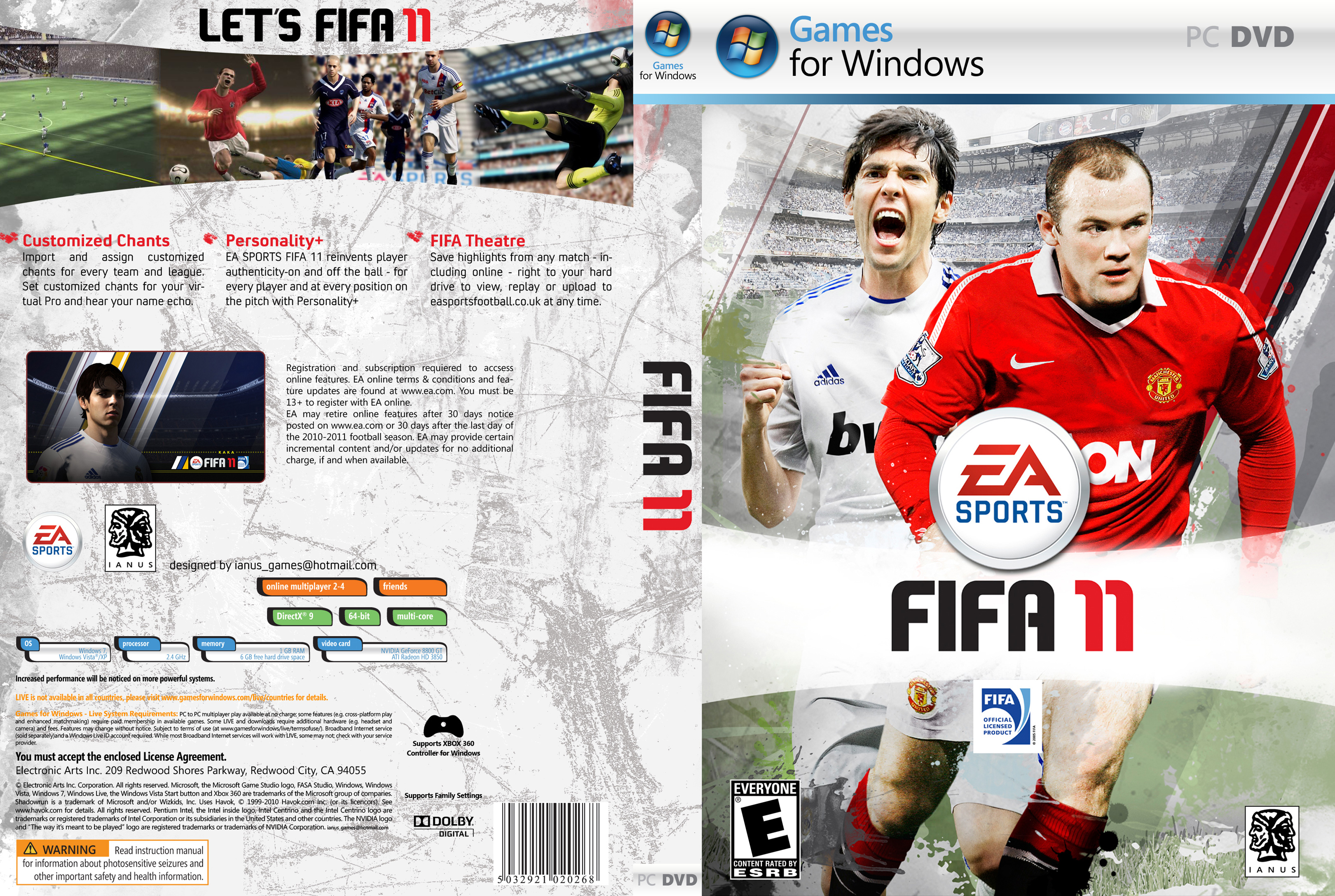 FIFA 11 - DVD obal
