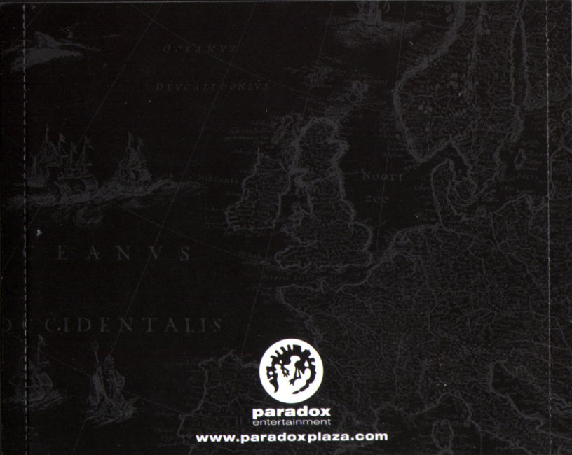 Europa Universalis - zadn CD obal