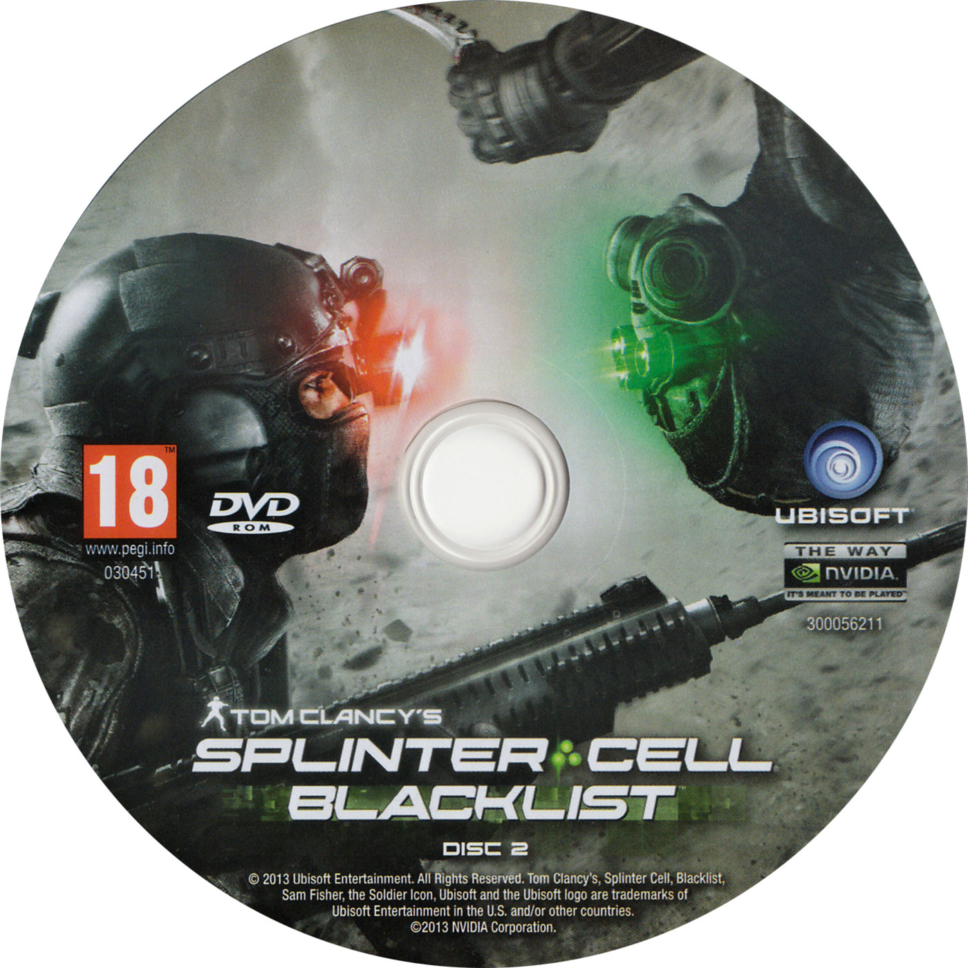 Splinter Cell: Blacklist - CD obal 2