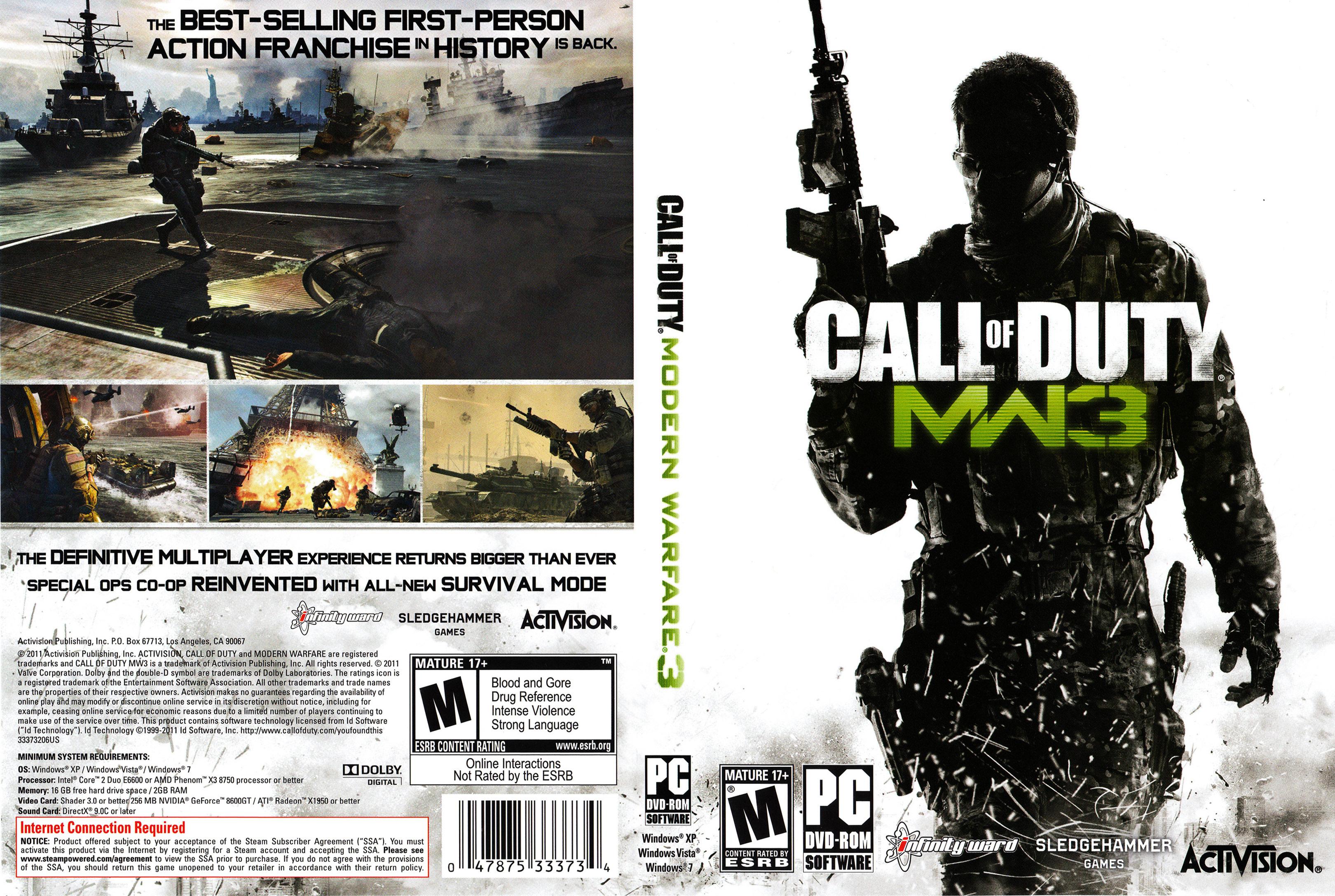 Call of Duty: Modern Warfare 3 - DVD obal